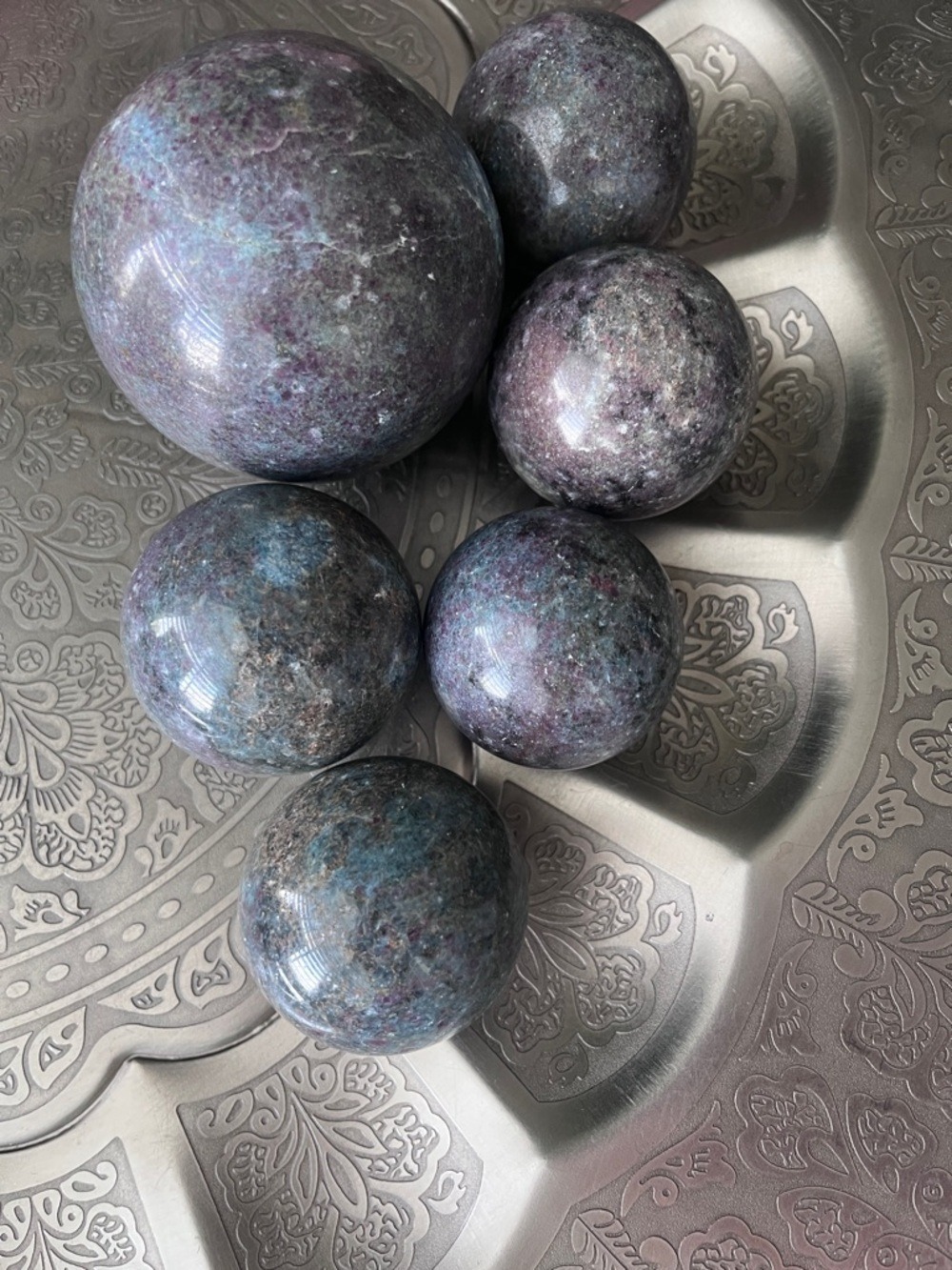 Ruby Kyanite Sphere - Picture 3 of 4